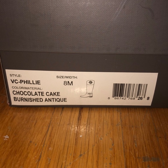 Vince Camuto Chocolate Brown Phillie Boots Size 8 - Picture 5 of 7